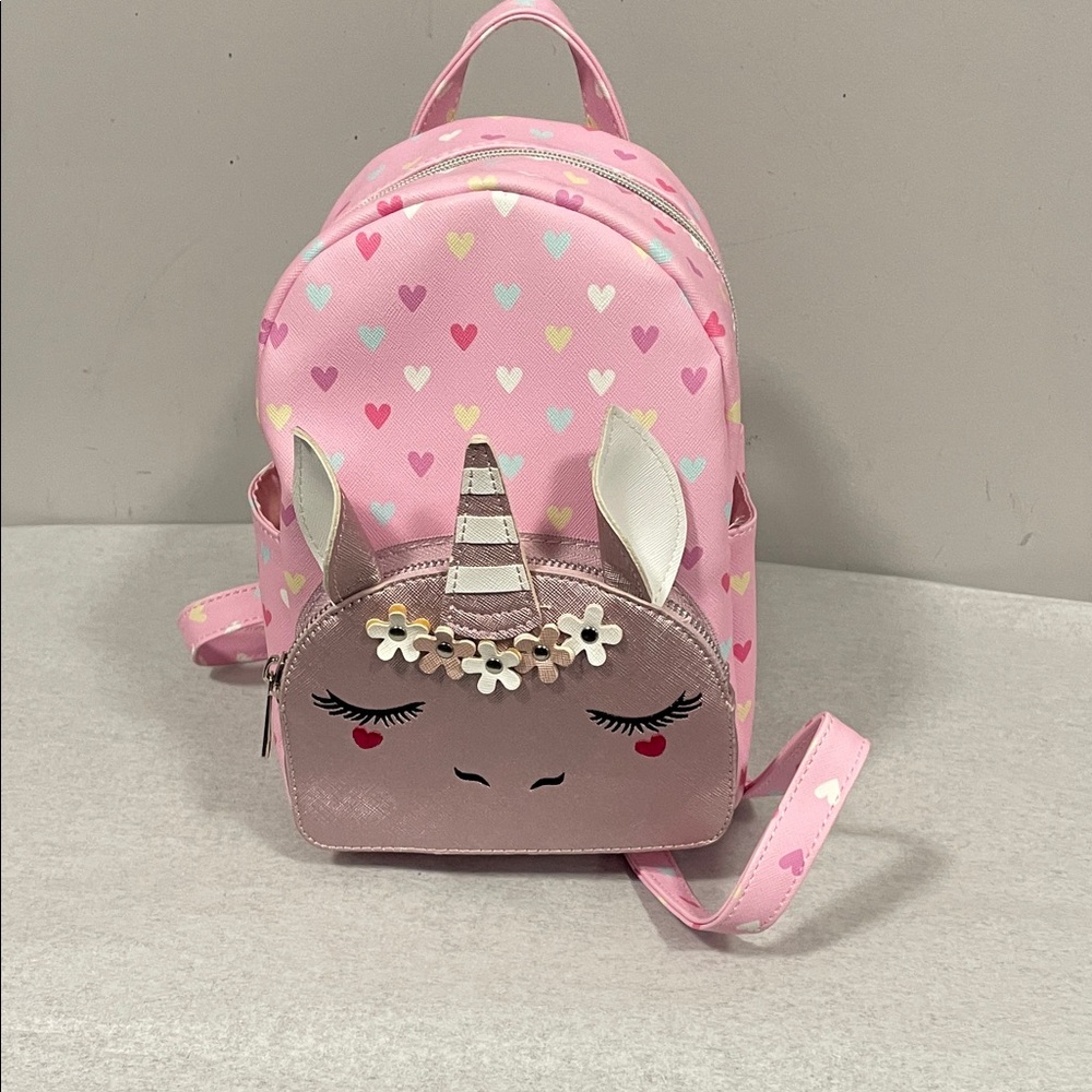Pink under one sky Unicorn Kids Backpack